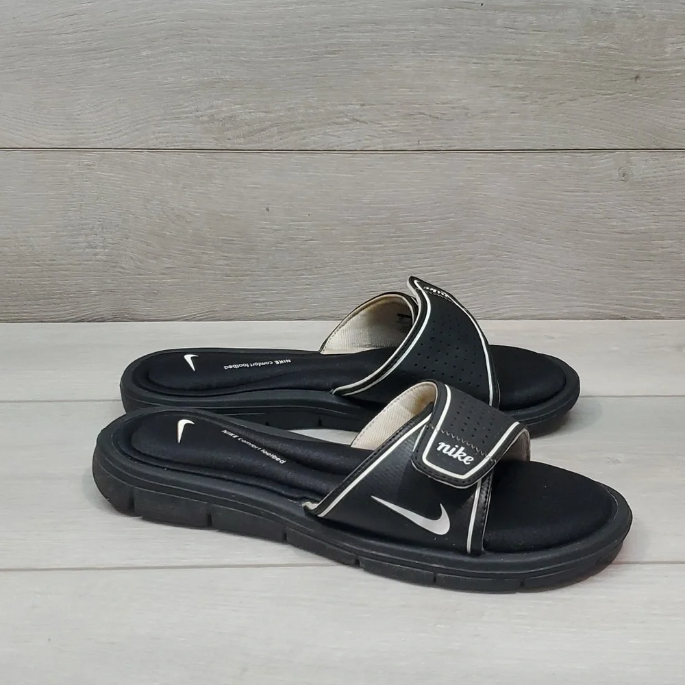 Nike Womens Comfort Footbed Sandals Slide Flats shoes sz 10